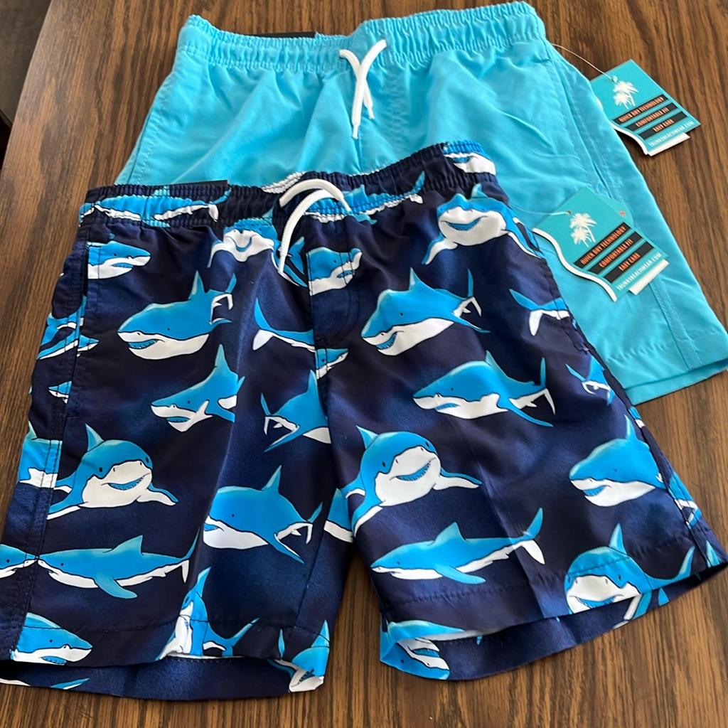 2 Pack Trunks Surf And Swim Brand Swim Trunks Size M